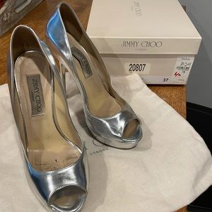 Jimmy Choo Peep Toe pump